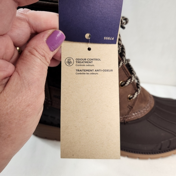 Kamik siennamid dark brown women's boot size 10. New with Tags - Picture 4 of 8